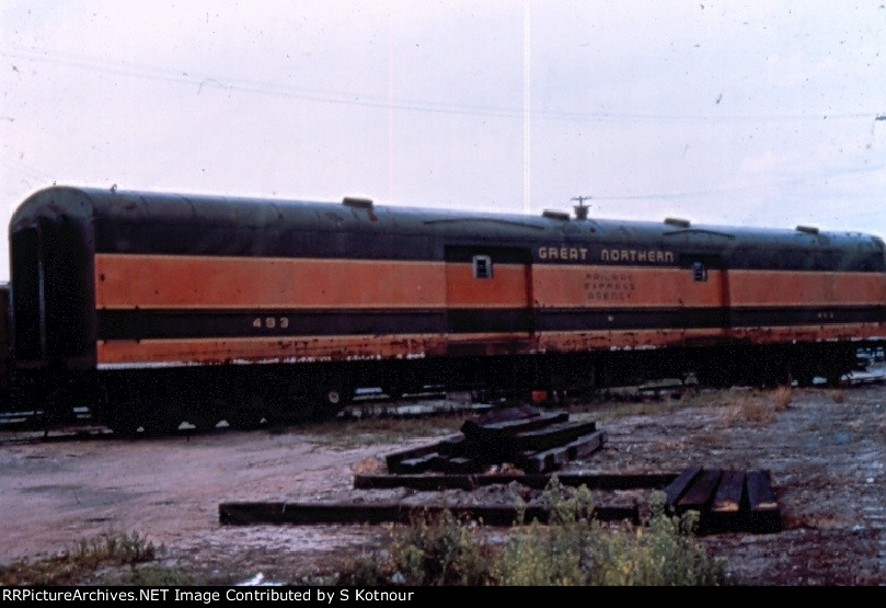 Great Northern baggage at Northtown MN in 1974